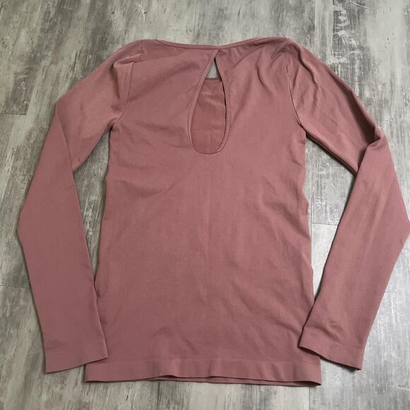 byEloise Crewneck Spandex TShirt Pink Size Small - Picture 3 of 3